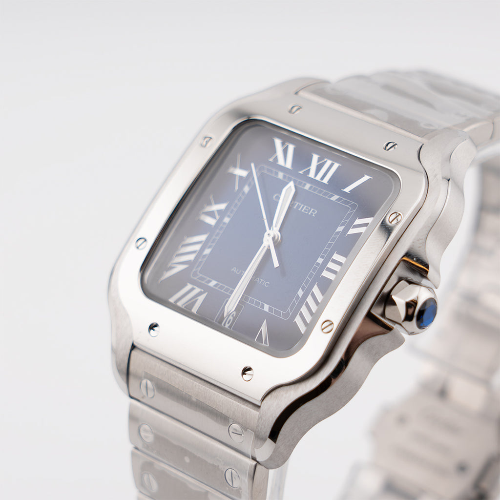 Cartier – Santos De Cartier Blue Dial