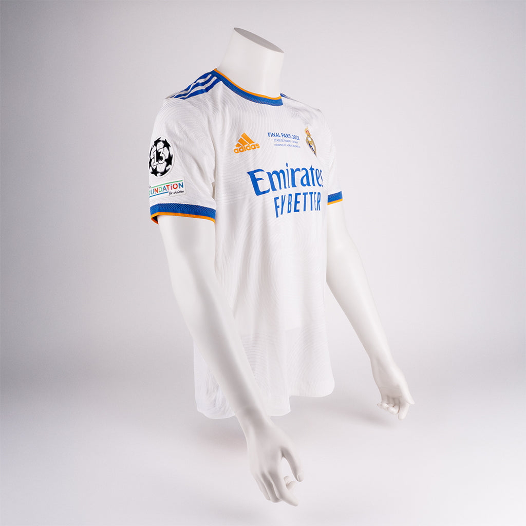 Maglia preparata per la partita di Karim Benzema – Finale UEFA Champions League 2022