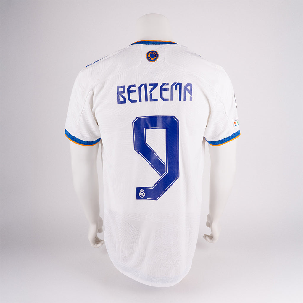 Maglia preparata per la partita di Karim Benzema – Finale UEFA Champions League 2022