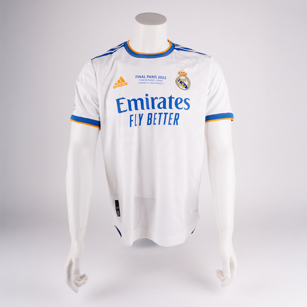 Maglia preparata per la partita di Karim Benzema – Finale UEFA Champions League 2022