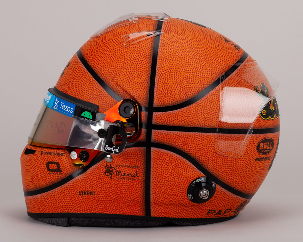 Lando Norris – Miami 2022 Special Promo Helmet | JMD Basketball Edition