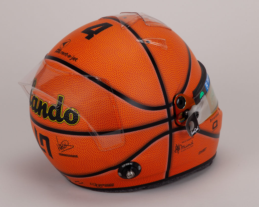 Lando Norris – Miami 2022 Special Promo Helmet | JMD Basketball Edition