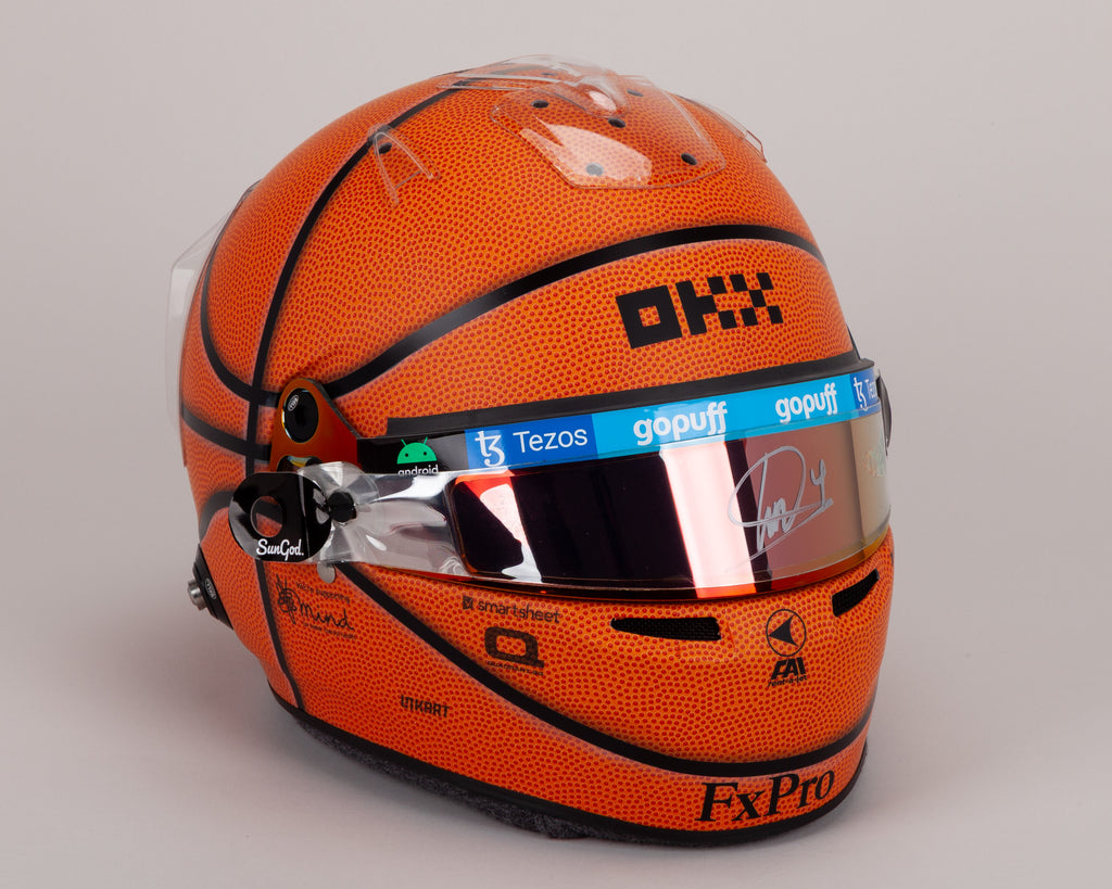 Lando Norris – Miami 2022 Special Promo Helmet | JMD Basketball Edition