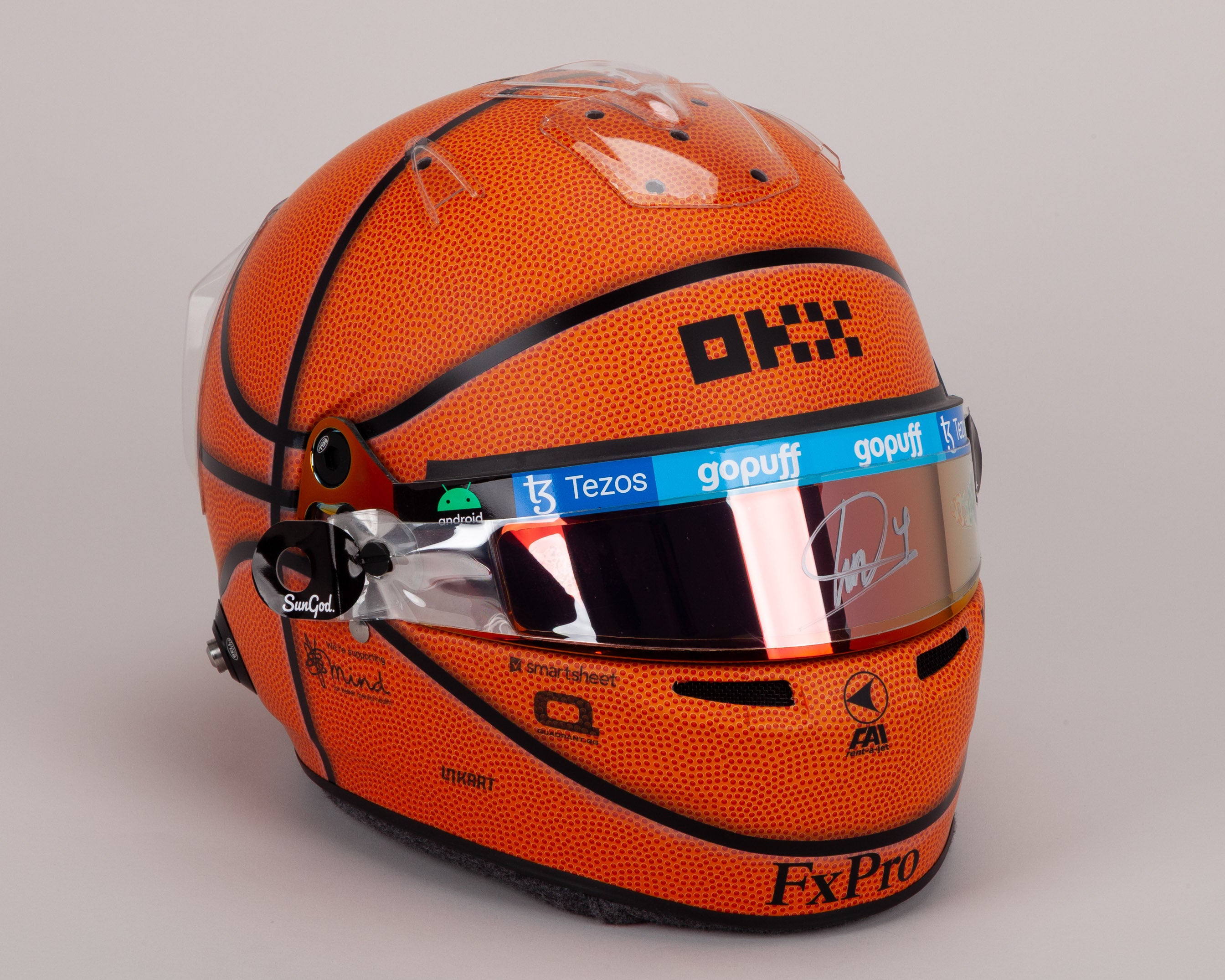 Lando Norris – Miami 2022 Special Promo Helmet | JMD Basketball Edition