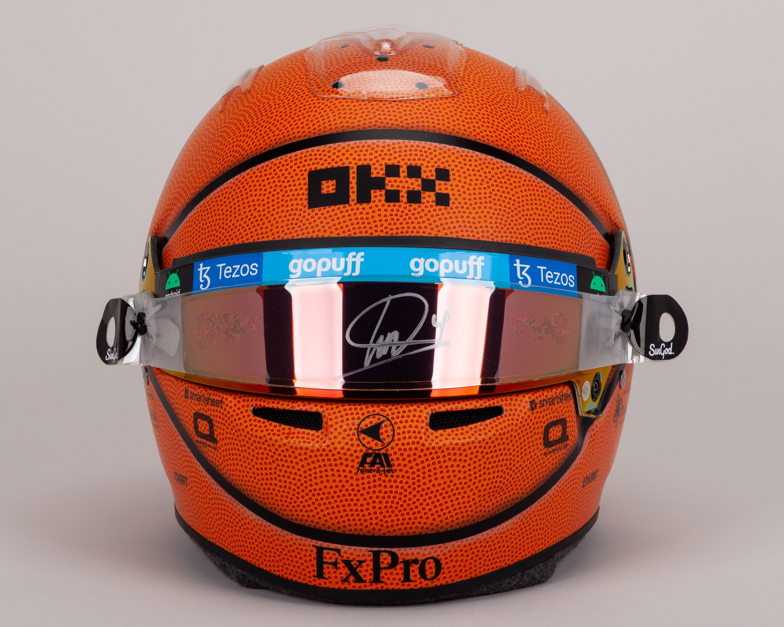 Lando Norris – Miami 2022 Special Promo Helmet | JMD Basketball Edition