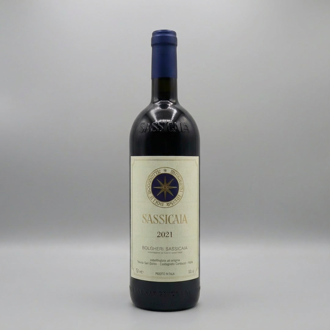 Sassicaia 2021 – Limited Re-Strapped Wooden Case (6 Bottles)
