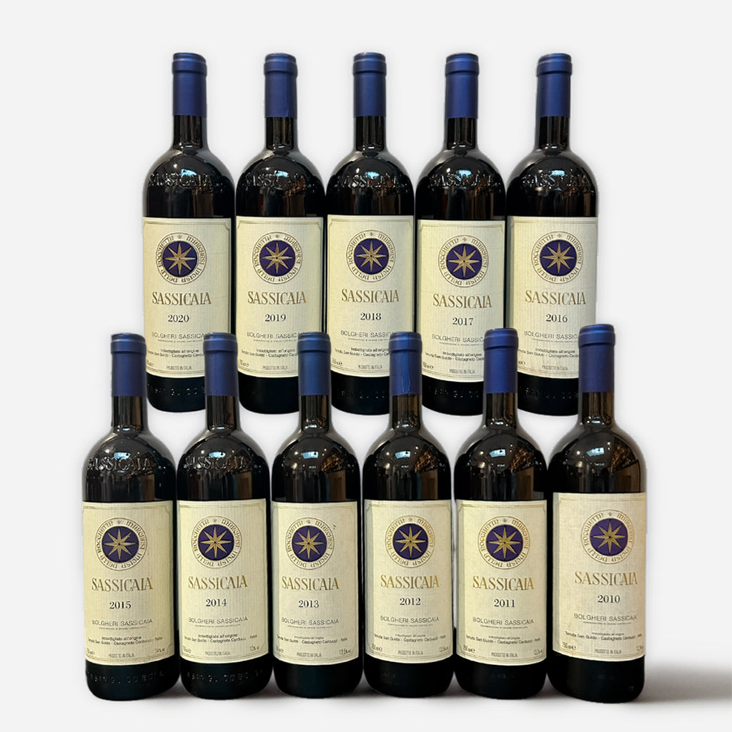 Sassicaia Vertical 2010–2020 – Tenuta San Guido
