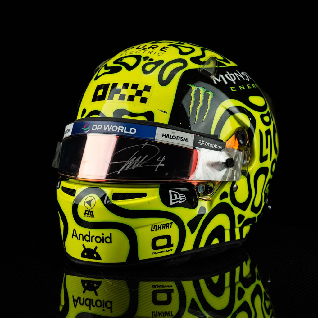 Lando Norris – Casco usato in gara nel 2024