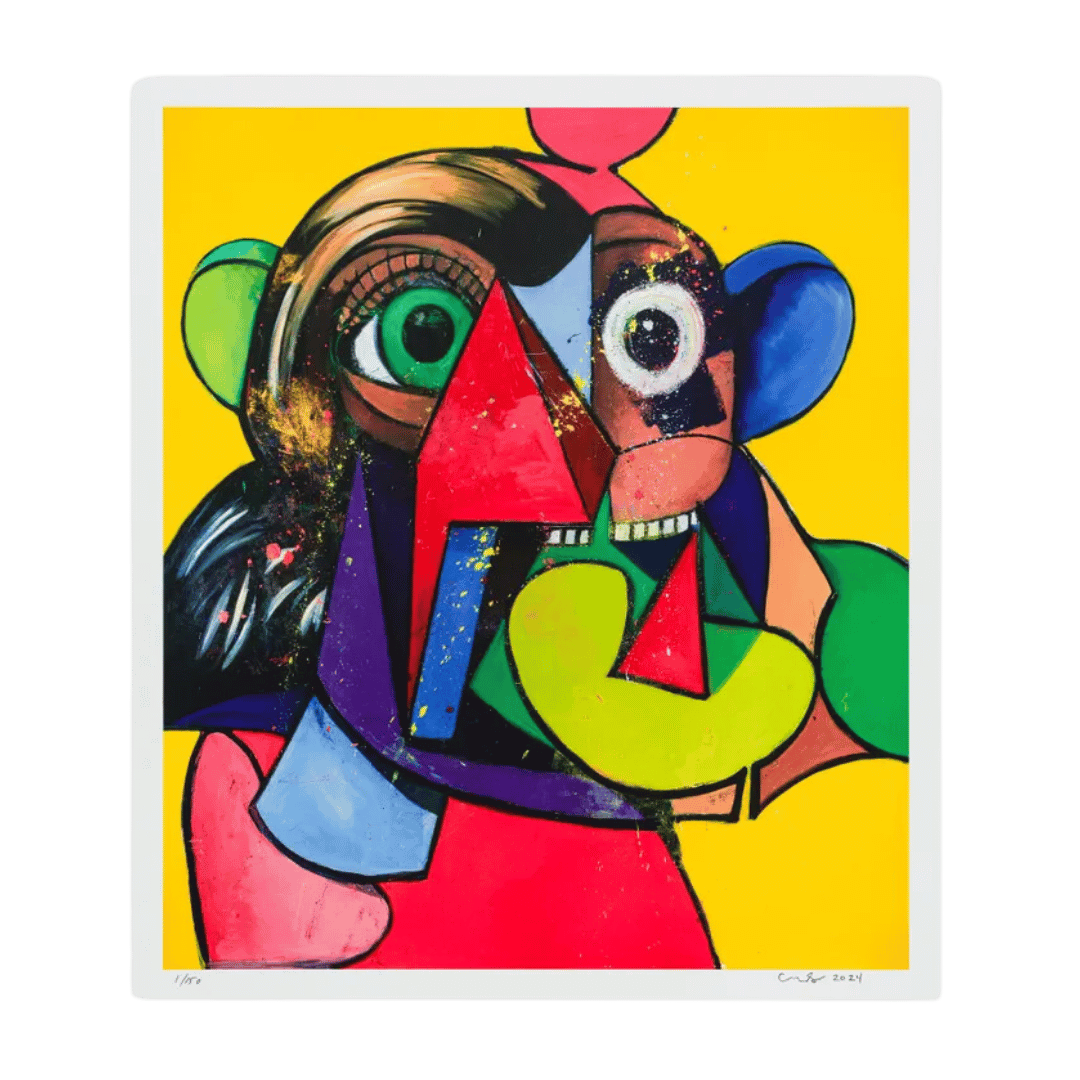 George Condo — Portrait and Head (2024)