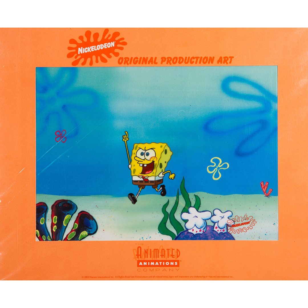 SpongeBob SquarePants Original Production Cel – “Naughty Nautical Neighbors”