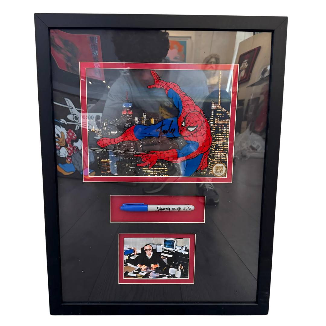 Spider-Man Deluxe Sericel, Hand-Signed by Stan Lee (II)