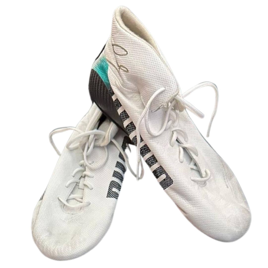 Lewis Hamilton Worn & Signed Puma Racing Shoes with Race-Used Balaclava (Sepang 2015)