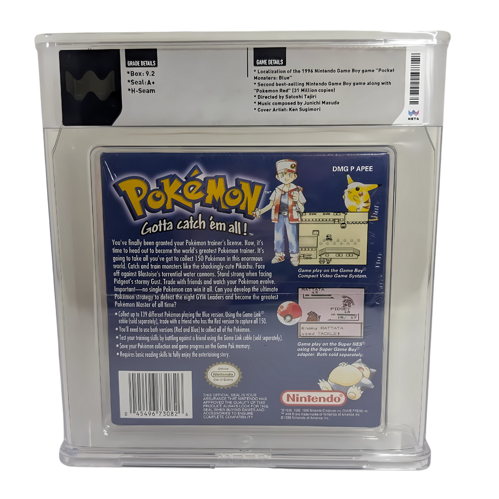 Pokémon Blue Version (1998) — Sealed Game Boy Video Game