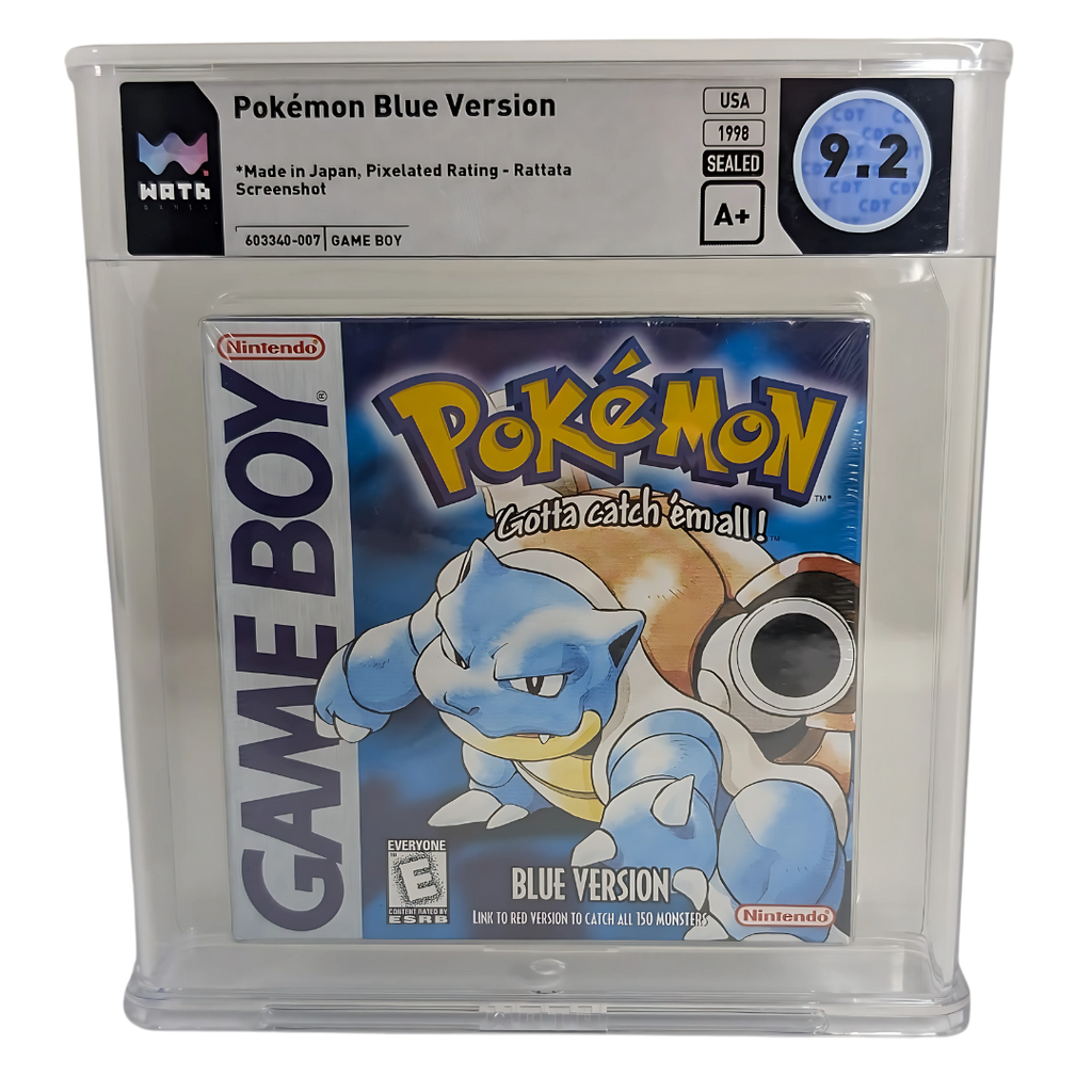 Pokémon Blue Version (1998) — Sealed Game Boy Video Game