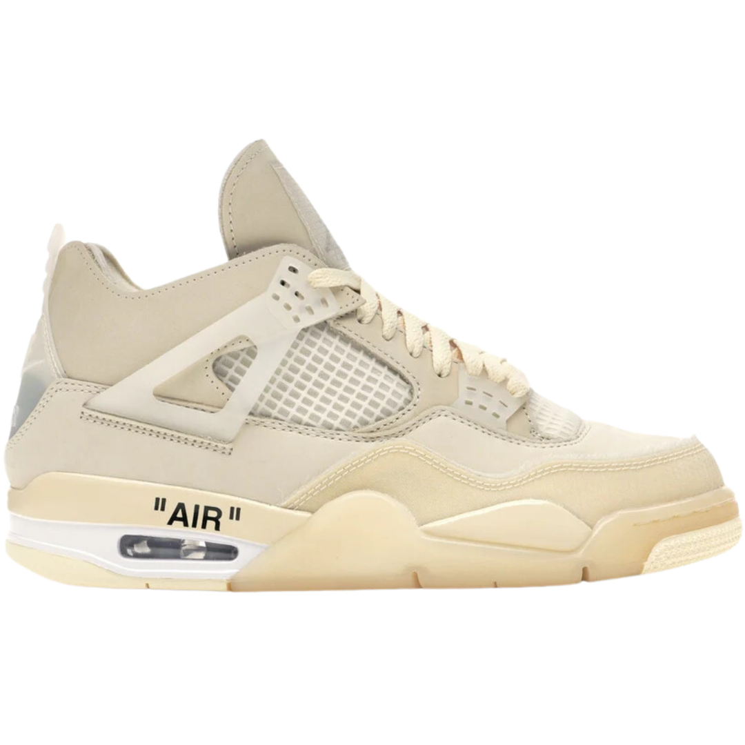 Air Jordan 4 x Off-White "Sail"