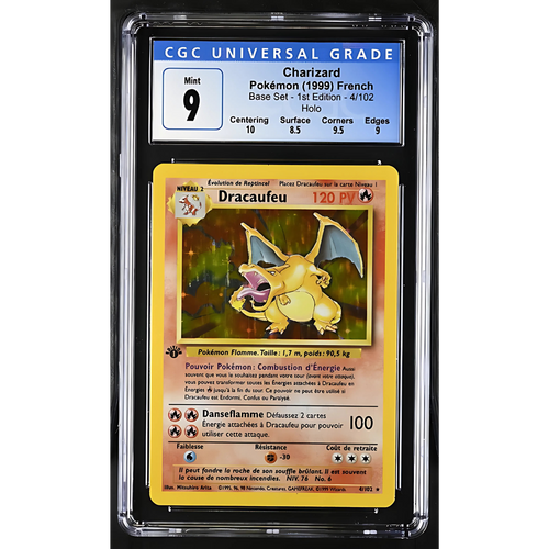 1999 Pokmon Base Set Charizard 1st Edition (French) Collecto Archive 1999 Pokmon Base Set Charizard 1st Edition (French) Collecto Archive