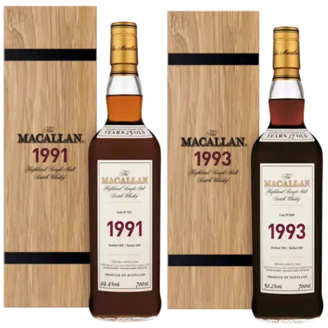 The Macallan Fine & Rare Collection Set (1991 & 1993)