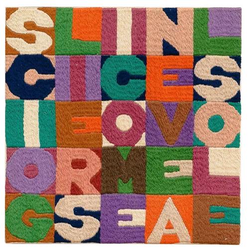 Alighiero Boetti – “Sciogliersi come neve al sole” (1987)