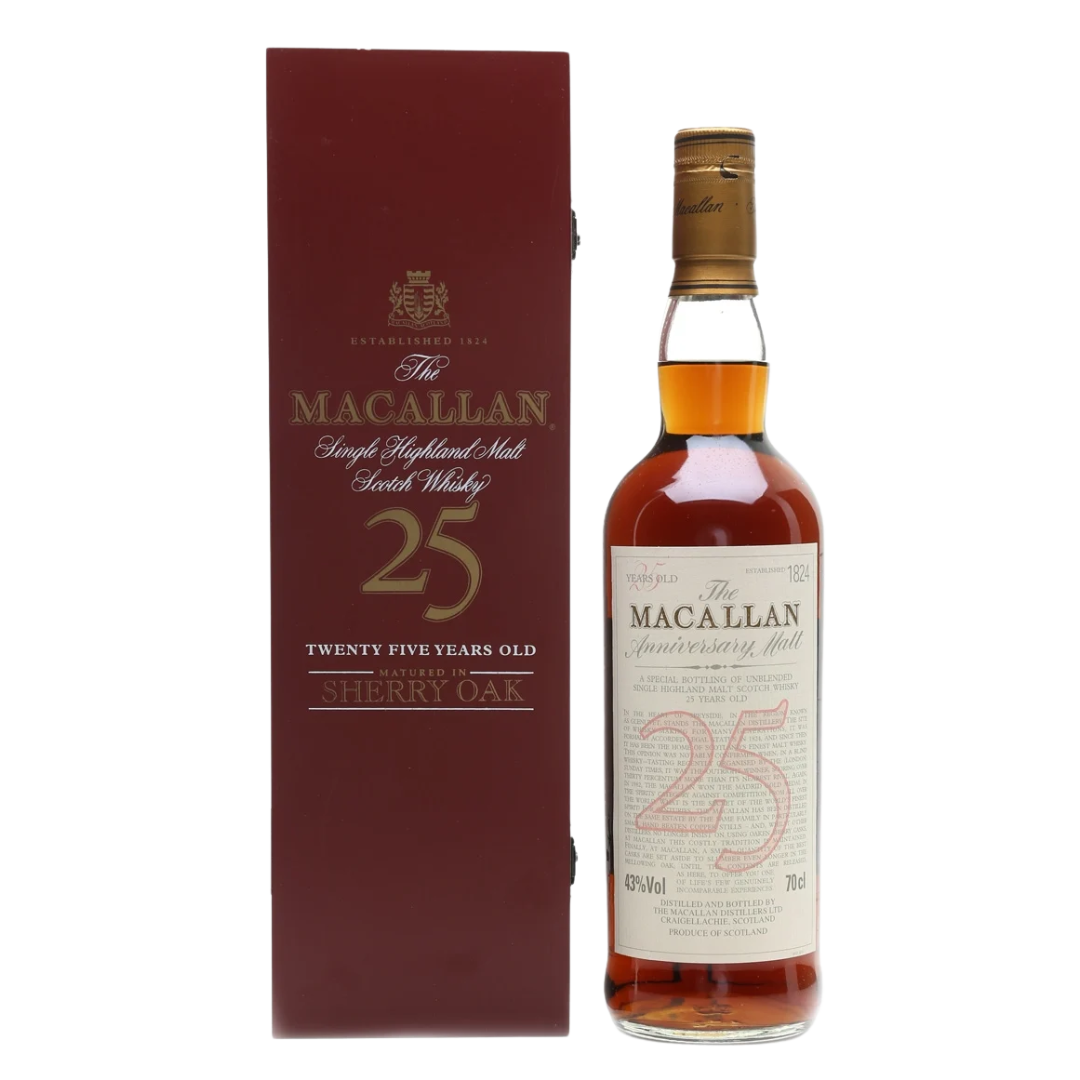 The Macallan 25 Years Anniversary Malt “Red Box”