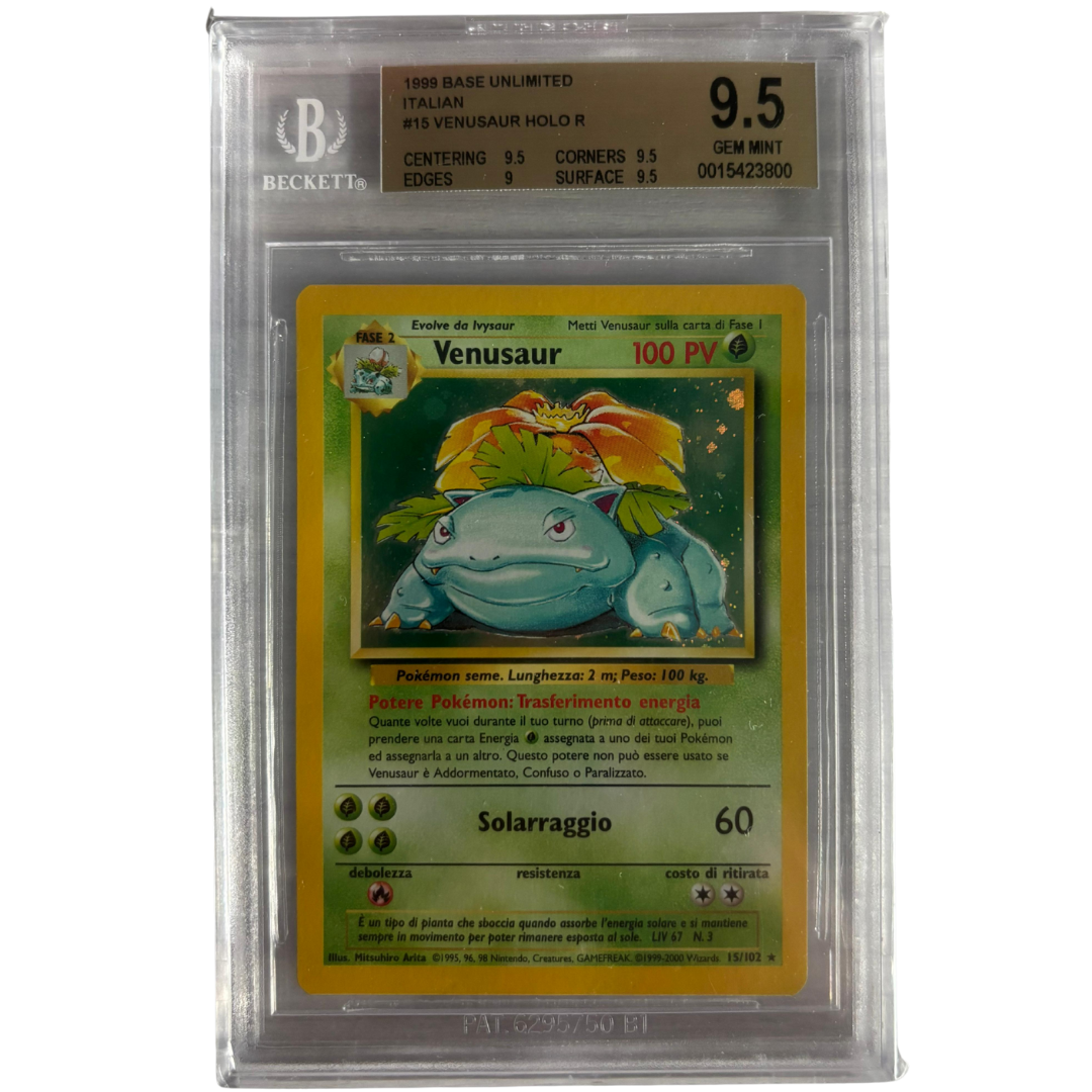 Pokémon Venusaur Holo (1999) - Set base italiano illimitato