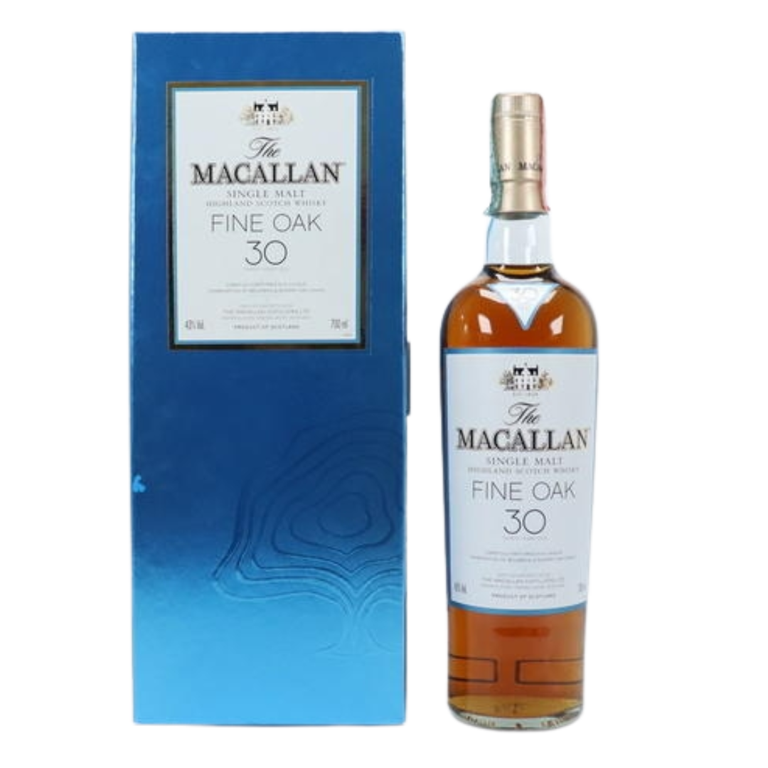 The Macallan 30 Year Old Fine Oak – Turquoise Presentation Box