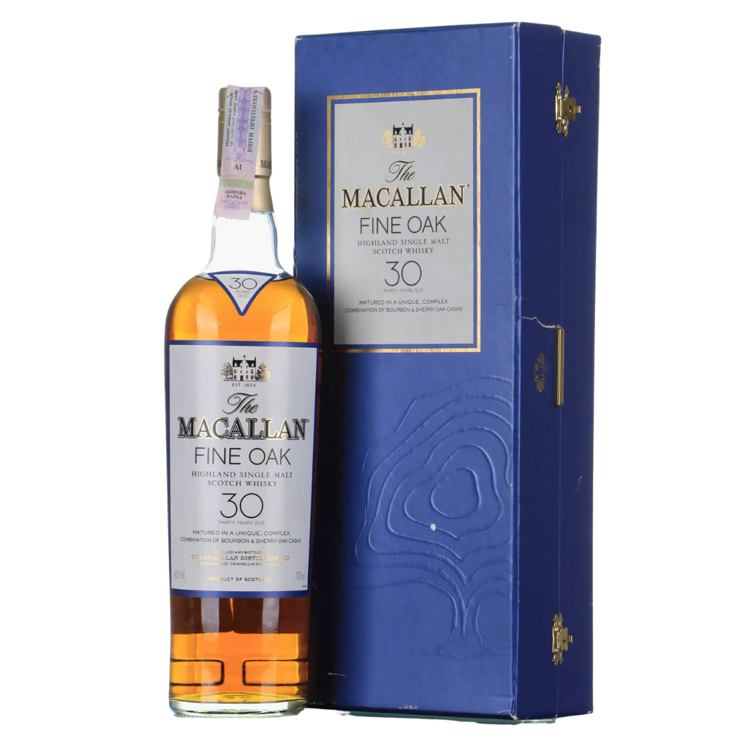 The Macallan 30 Year Old Fine Oak – Blue Cardboard Box (II)