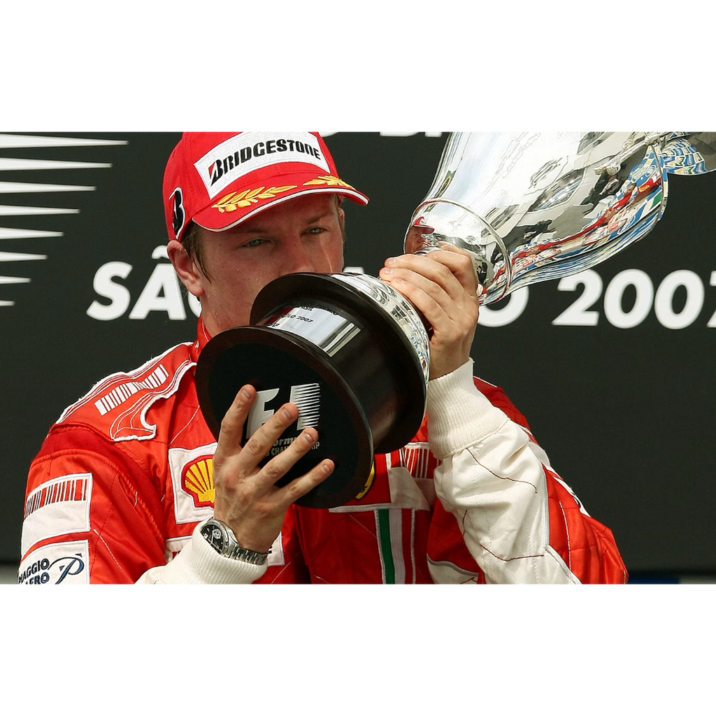 Flap dell'alettone posteriore della Ferrari F2007 di Kimi Räikkönen (usato in gara)