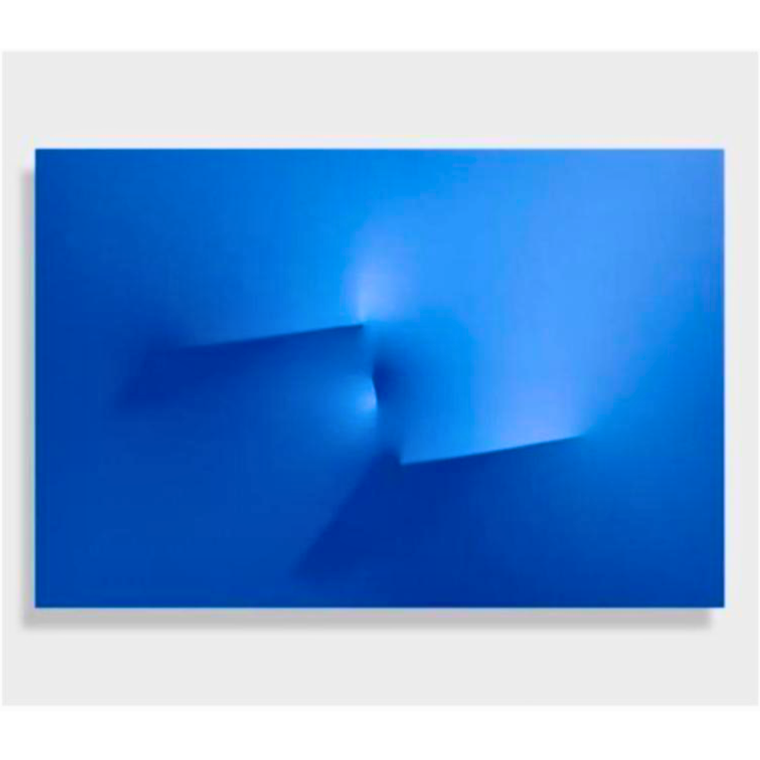 Agostino Bonalumi — Blu (2011)
