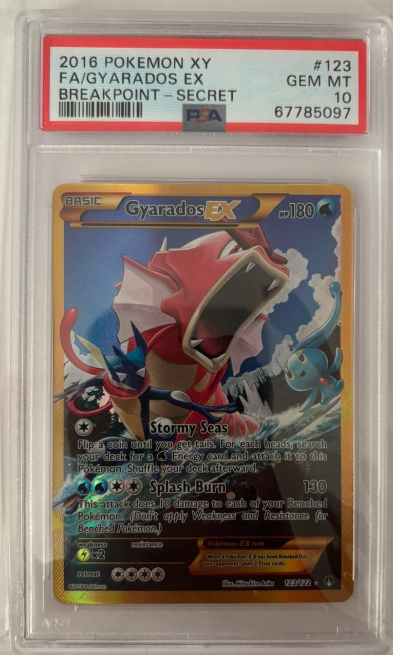 Pokémon TCG Gyarados EX 123/122 Secret Rare (BREAKpoint)