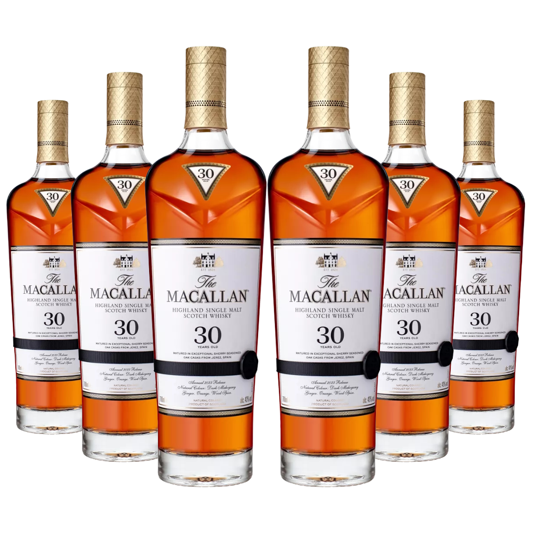The Macallan 30 Year Old Sherry Oak Cask Release 2023 (6-Bottle Lot)