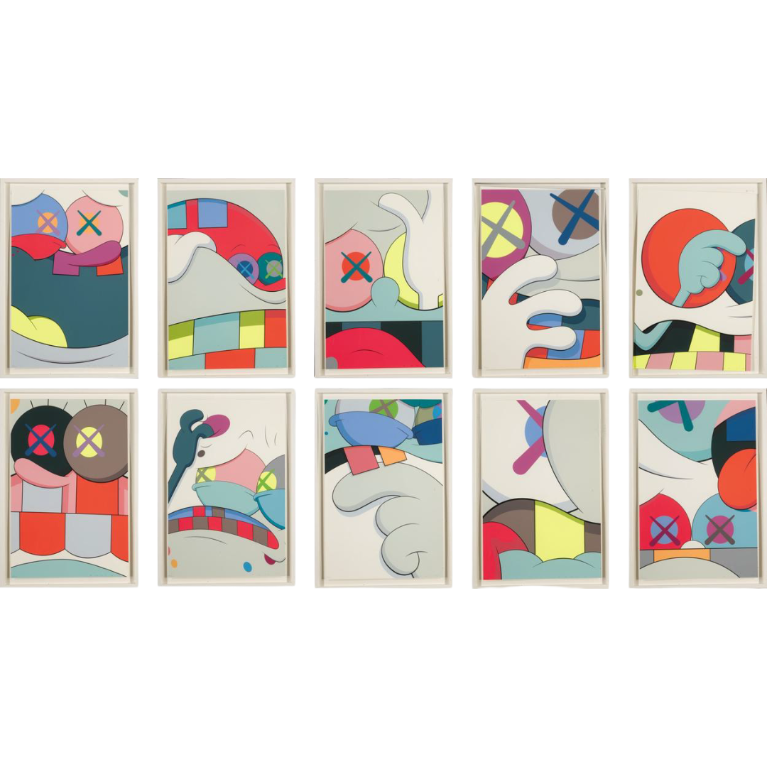 KAWS — Blame Game (serie completa di 10 stampe, 2015)