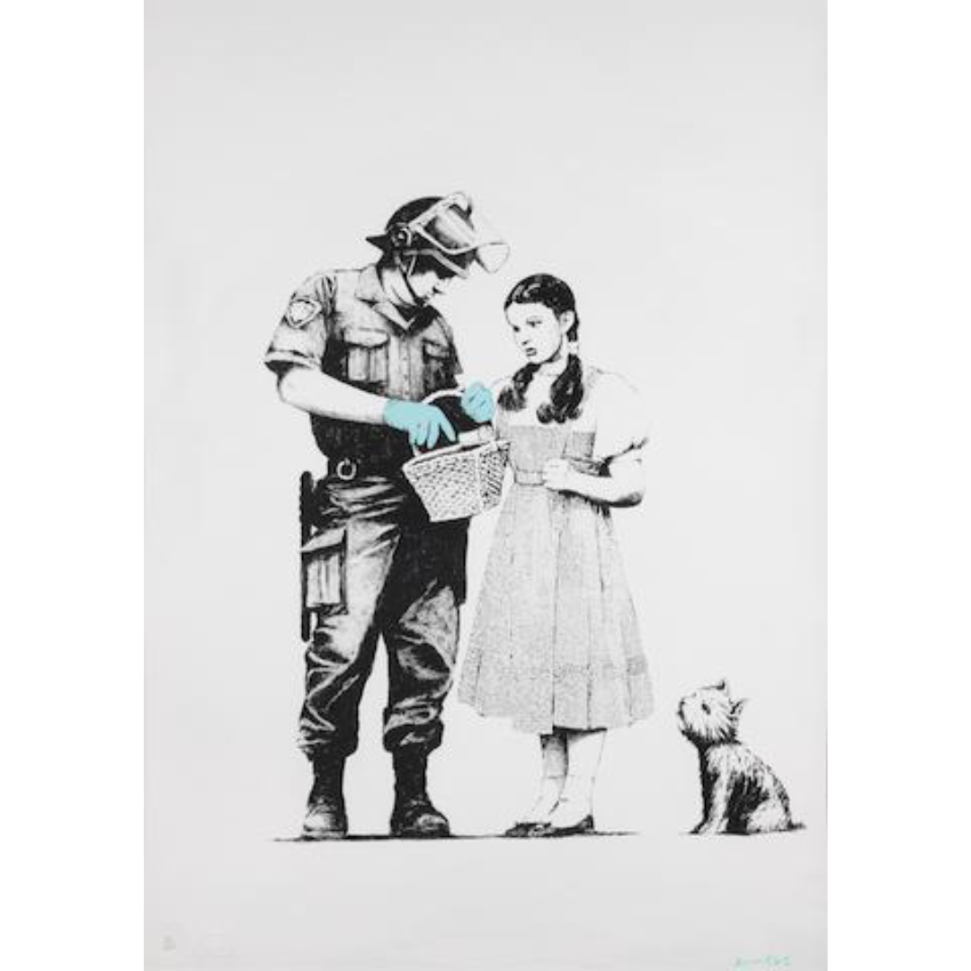 Banksy — Ferma e perquisisci (2007)