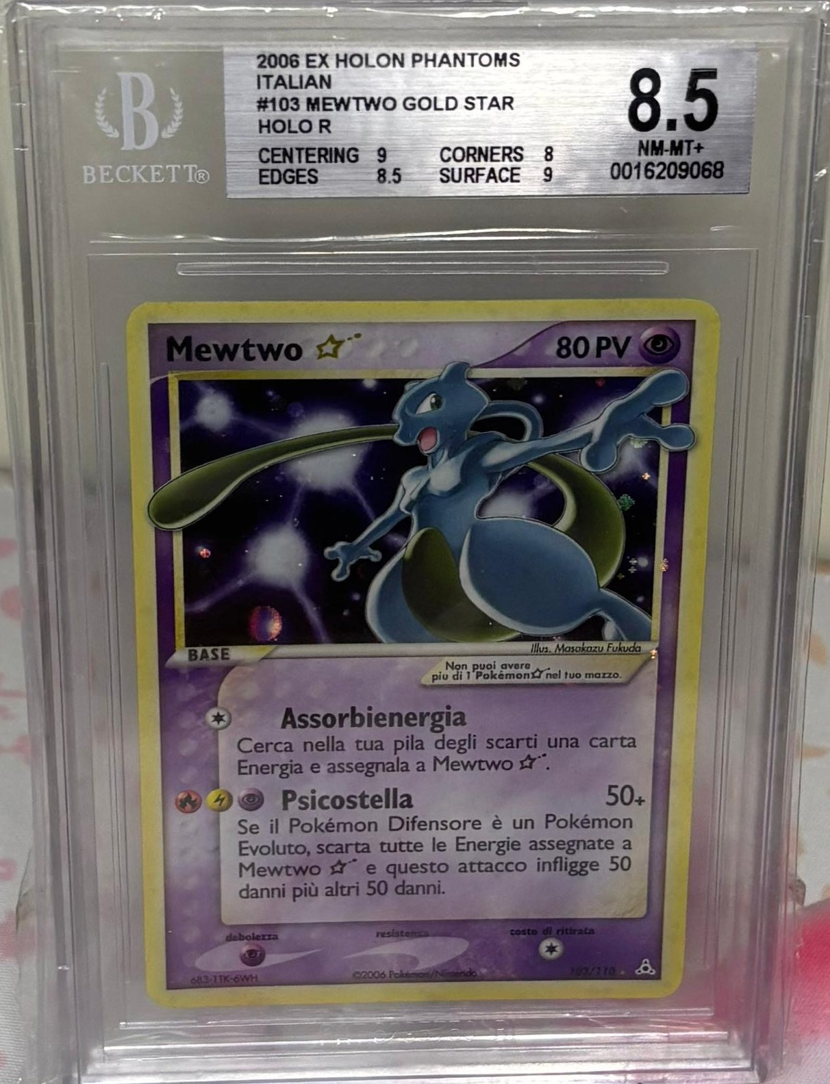 Pokémon TCG Mewtwo Stella d'Oro — EX Fantasmi di Holon (Italiano)