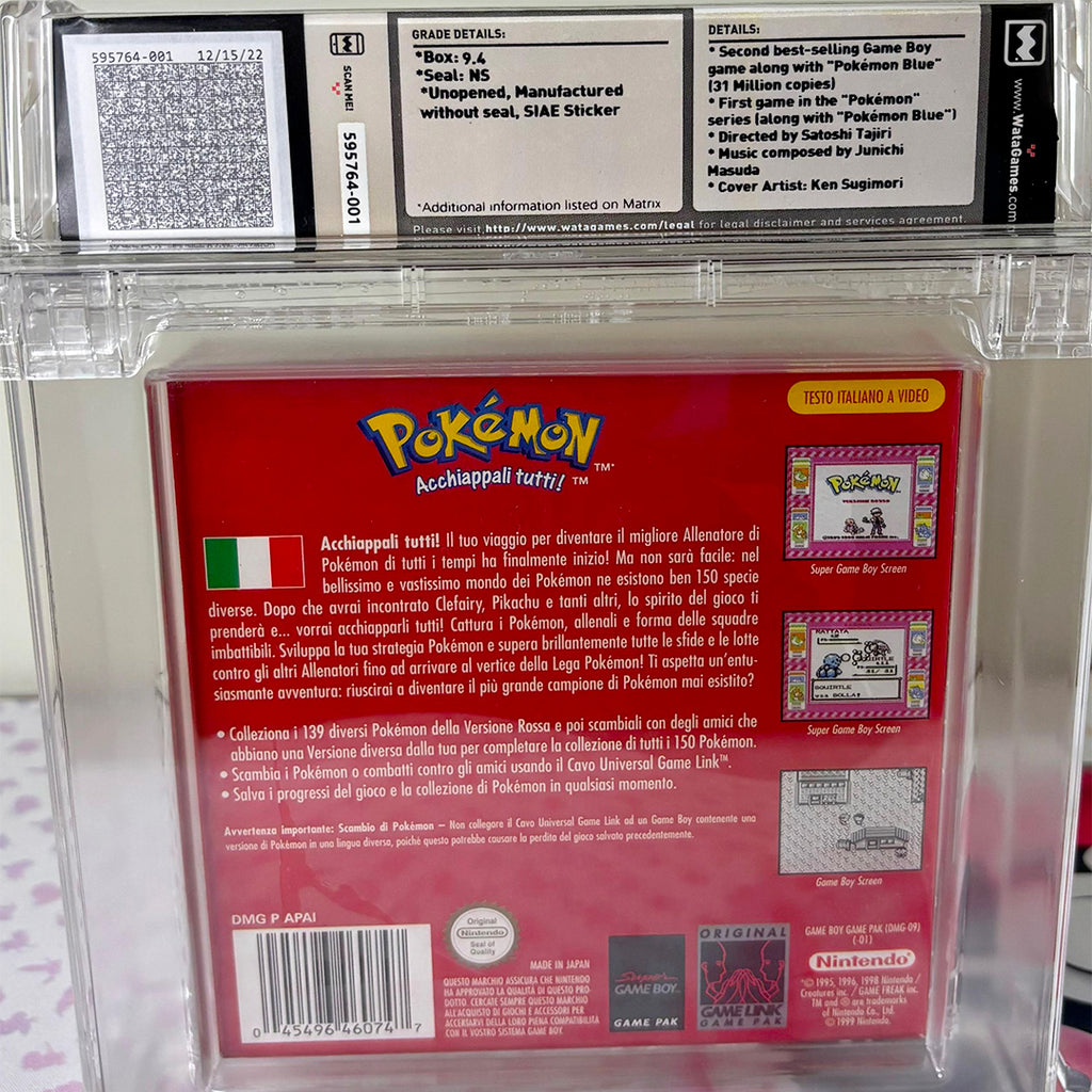 Pokémon Versione Rossa (Italiano) – Game Boy (1999)