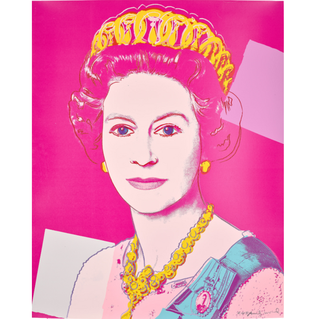 Andy Warhol — Regina Elisabetta II del Regno Unito (Regine regnanti), 1985