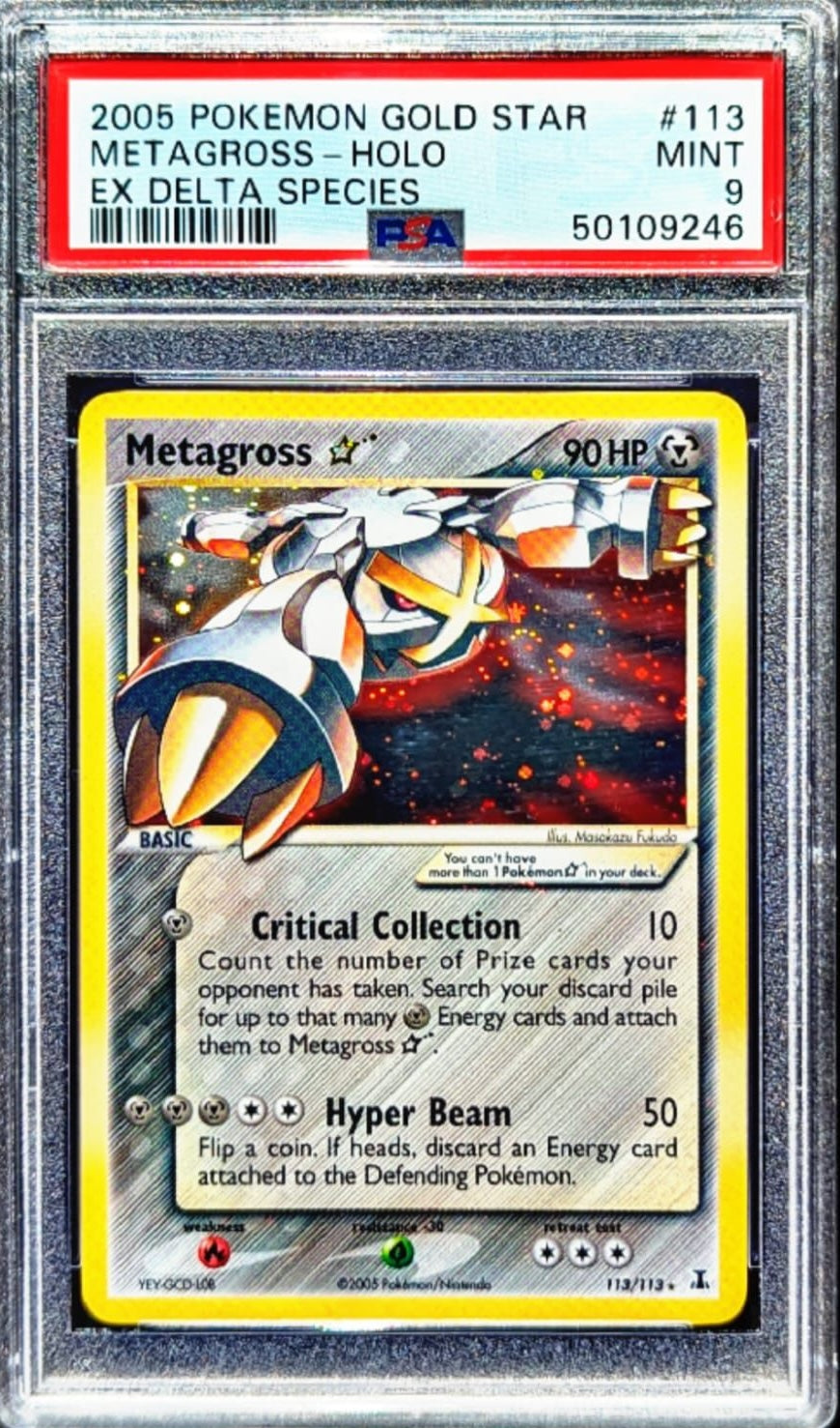 Pokémon TCG Metagross Stella d'Oro – EX Specie Delta (2005)