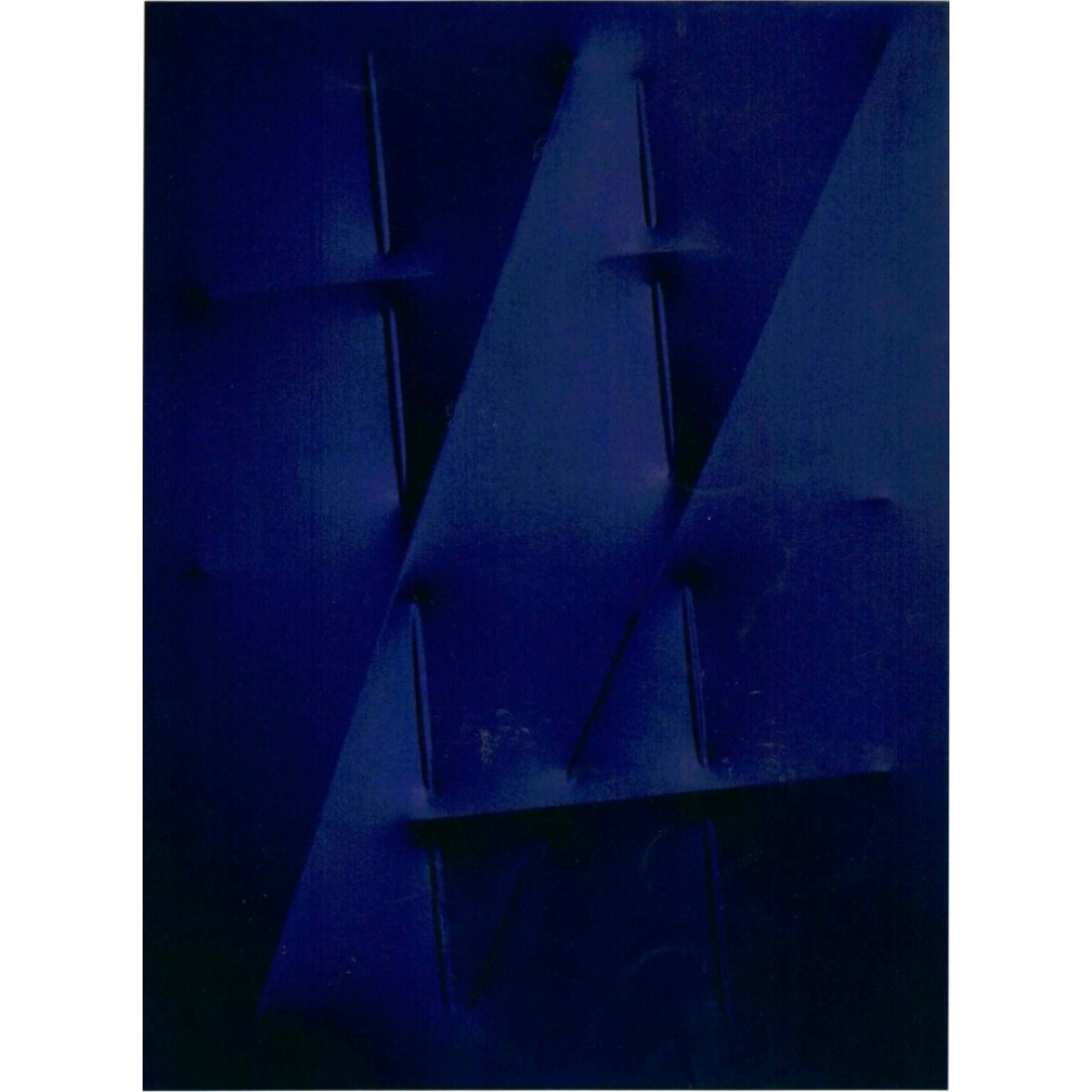 Agostino Bonalumi — Blu (2007)