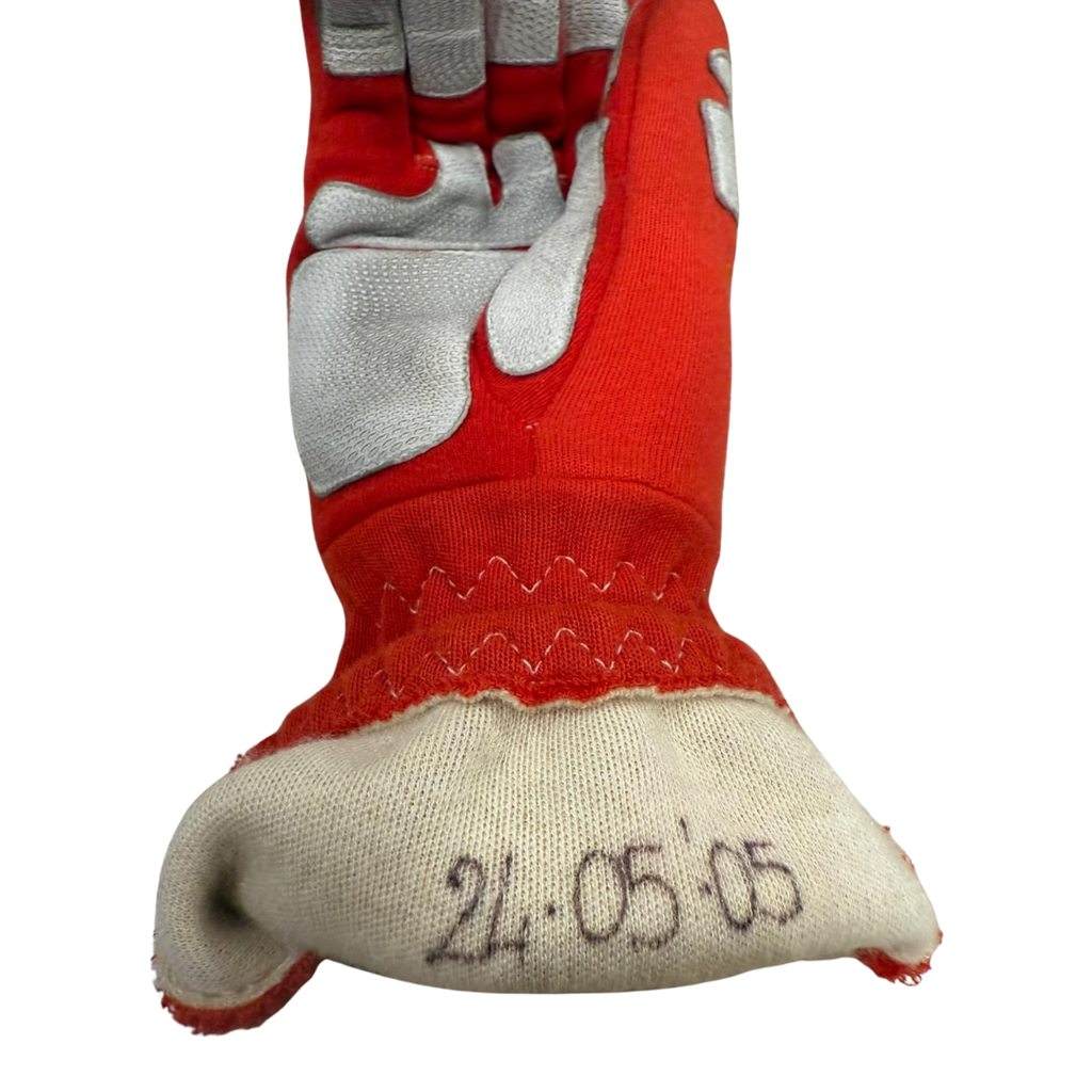 Michael Schumacher Ferrari Race Gloves (2005) – Signed & Race-Worn