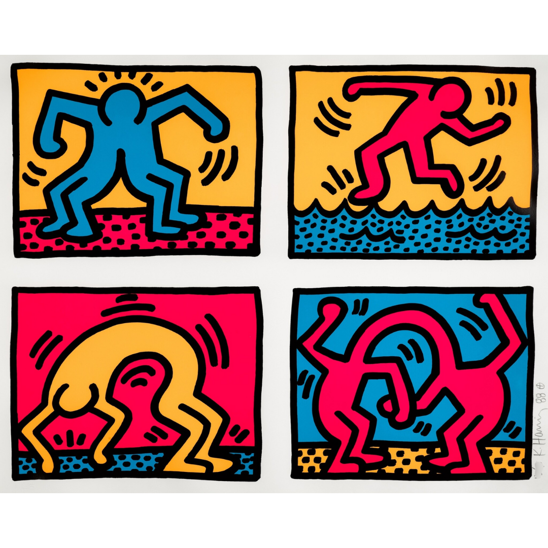 Keith Haring — Pop Shop Quad II (1988)