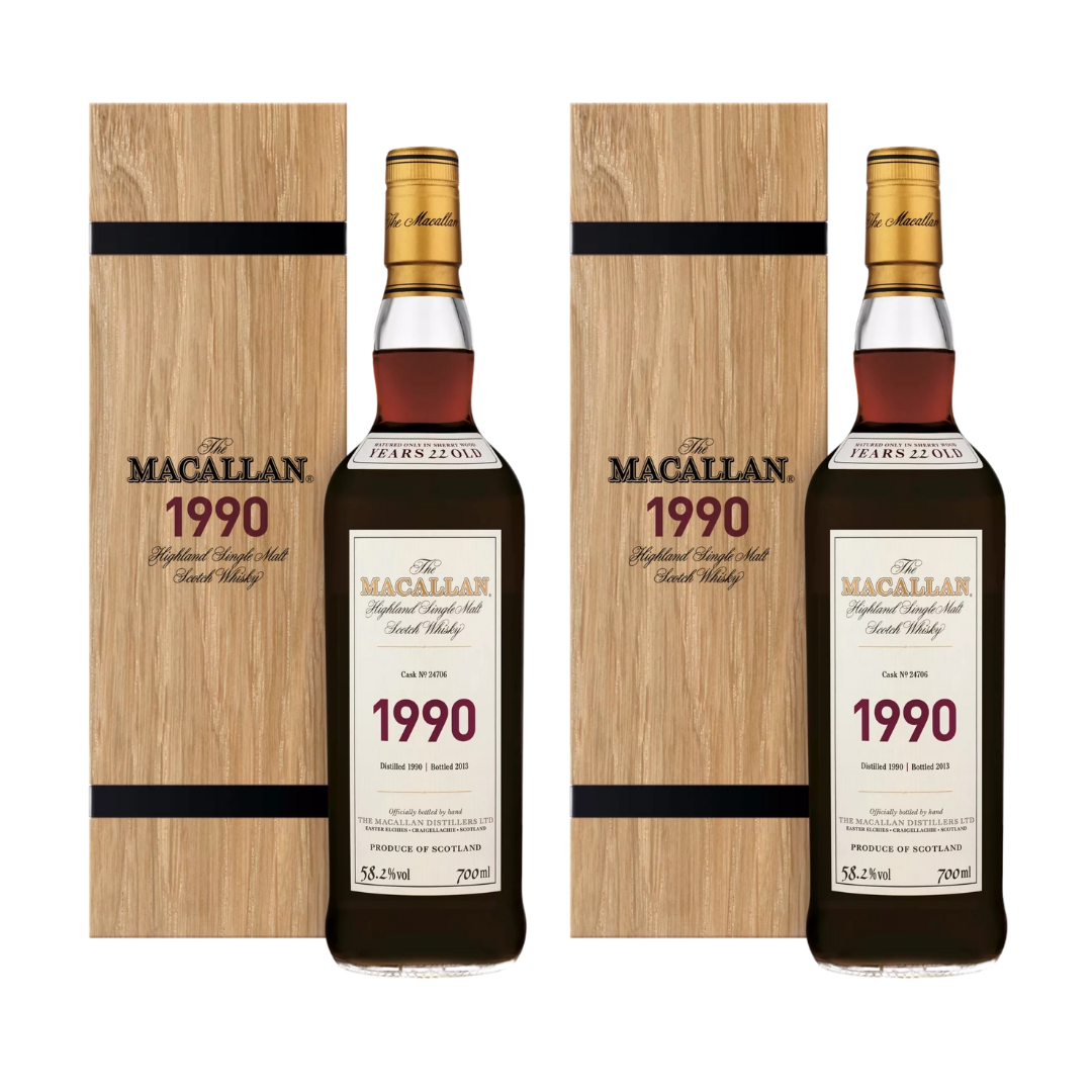 The Macallan Fine & Rare 1990 — Set of 2 Bottles