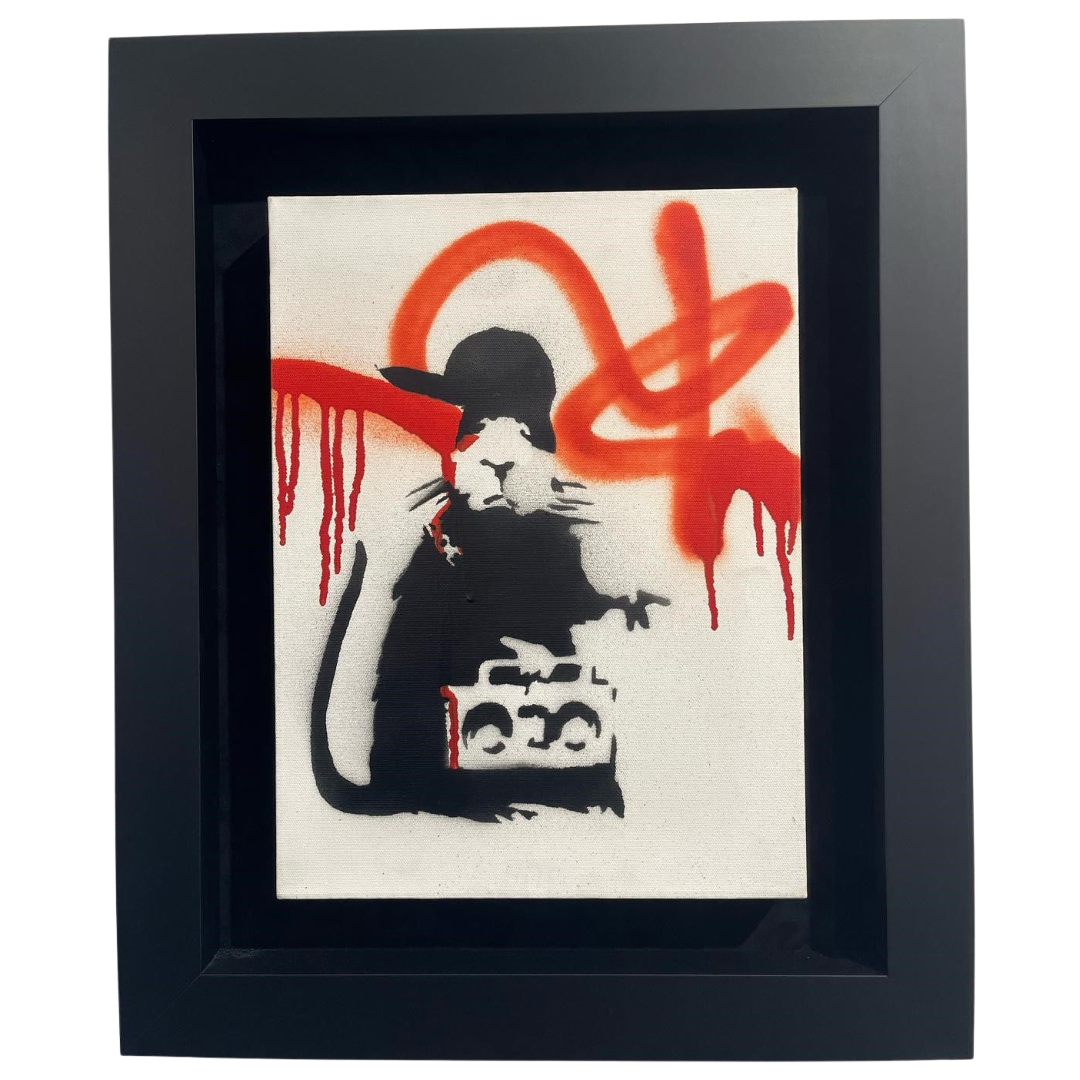 Banksy — Gangsta Rat (Opera unica, 2004)