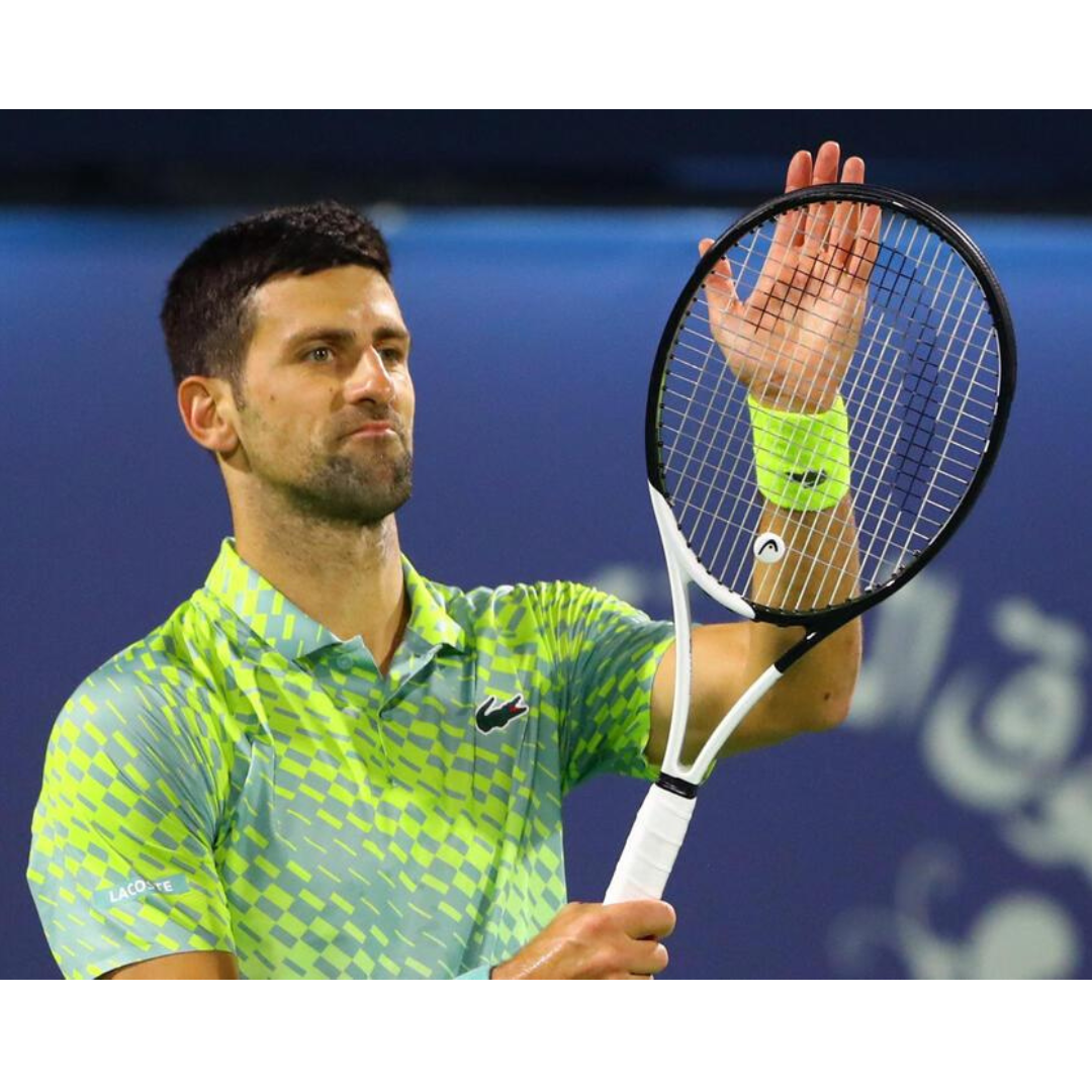 Novak Djokovic Lacoste Match Kit — 378 Weeks World No.1 (Dubai 2023)