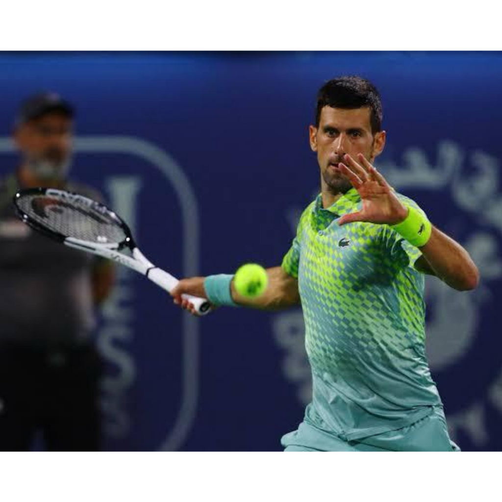Novak Djokovic Lacoste Match Kit — 378 Weeks World No.1 (Dubai 2023)