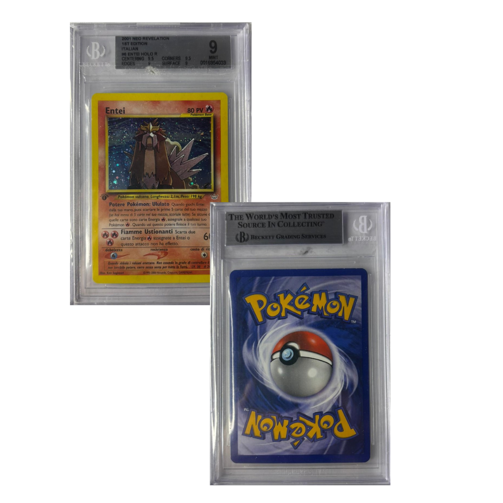 Pokémon TCG Entei Holo 06/64 Neo Revelation 1a Edizione (BGS 9)