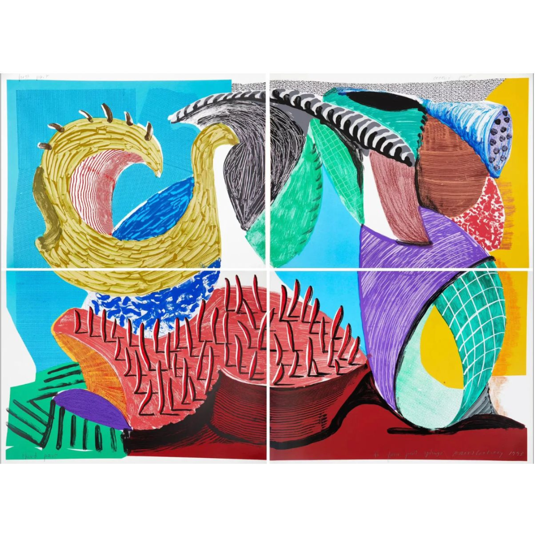 David Hockney — Splinge in quattro parti (1993)