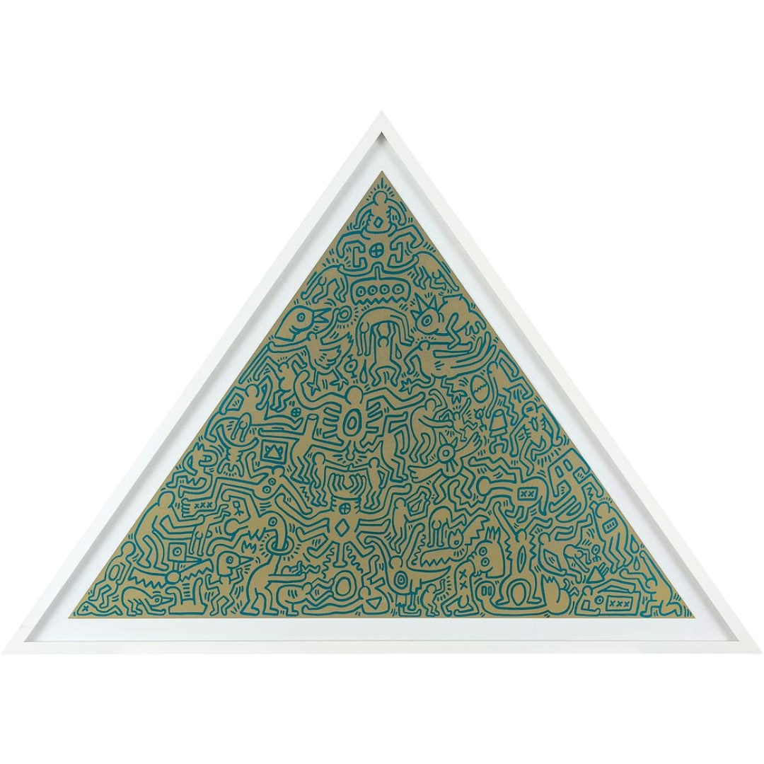 Keith Haring — Pyramid Gold (1989)