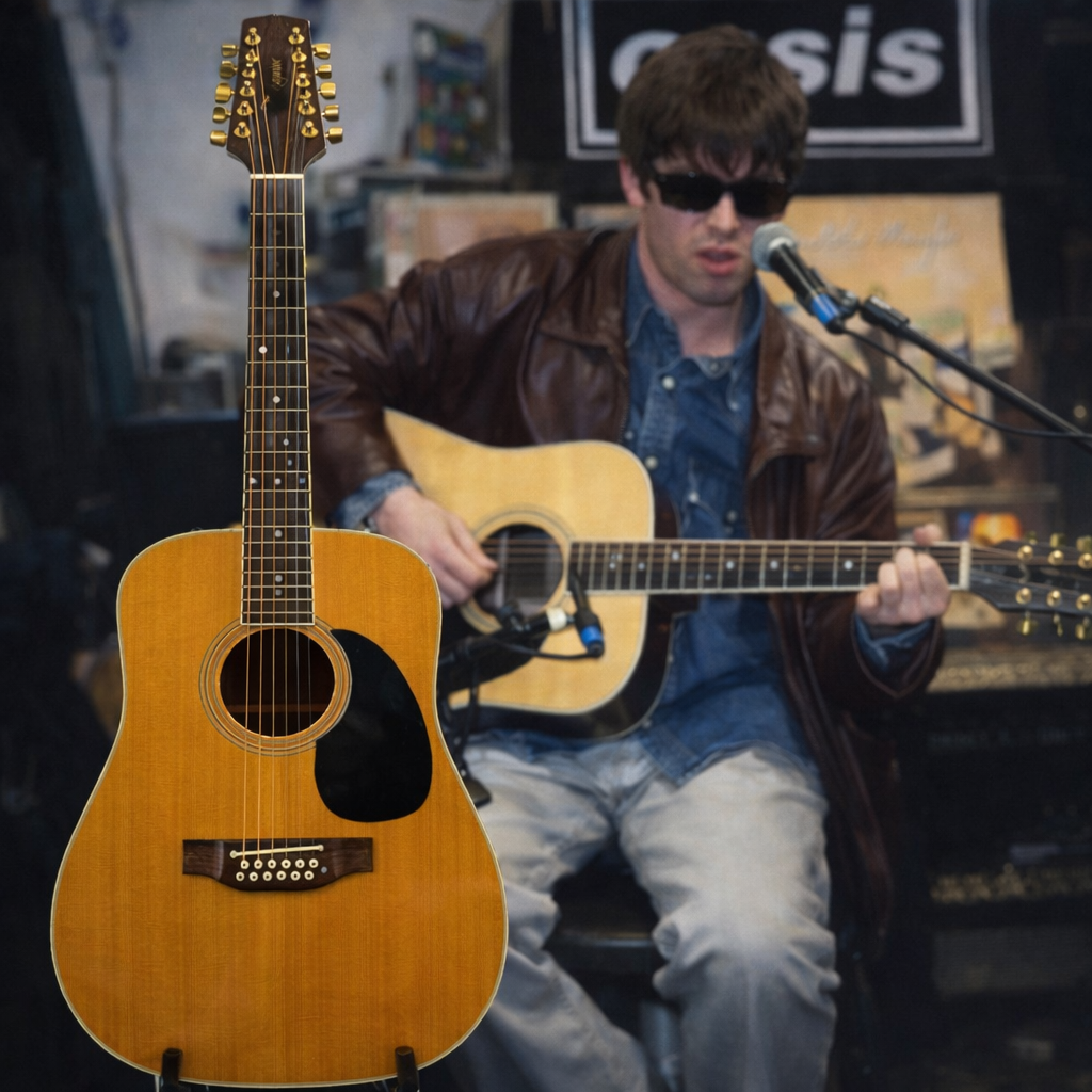 Noel Gallagher Signed & Played Takamine 12-String Acoustic Guitar (1994)