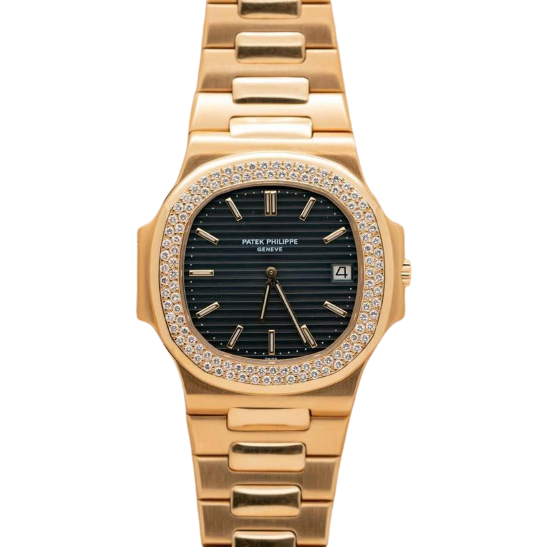 Patek Philippe Nautilus Ref. 3700/3 with Factory Diamond Bezel