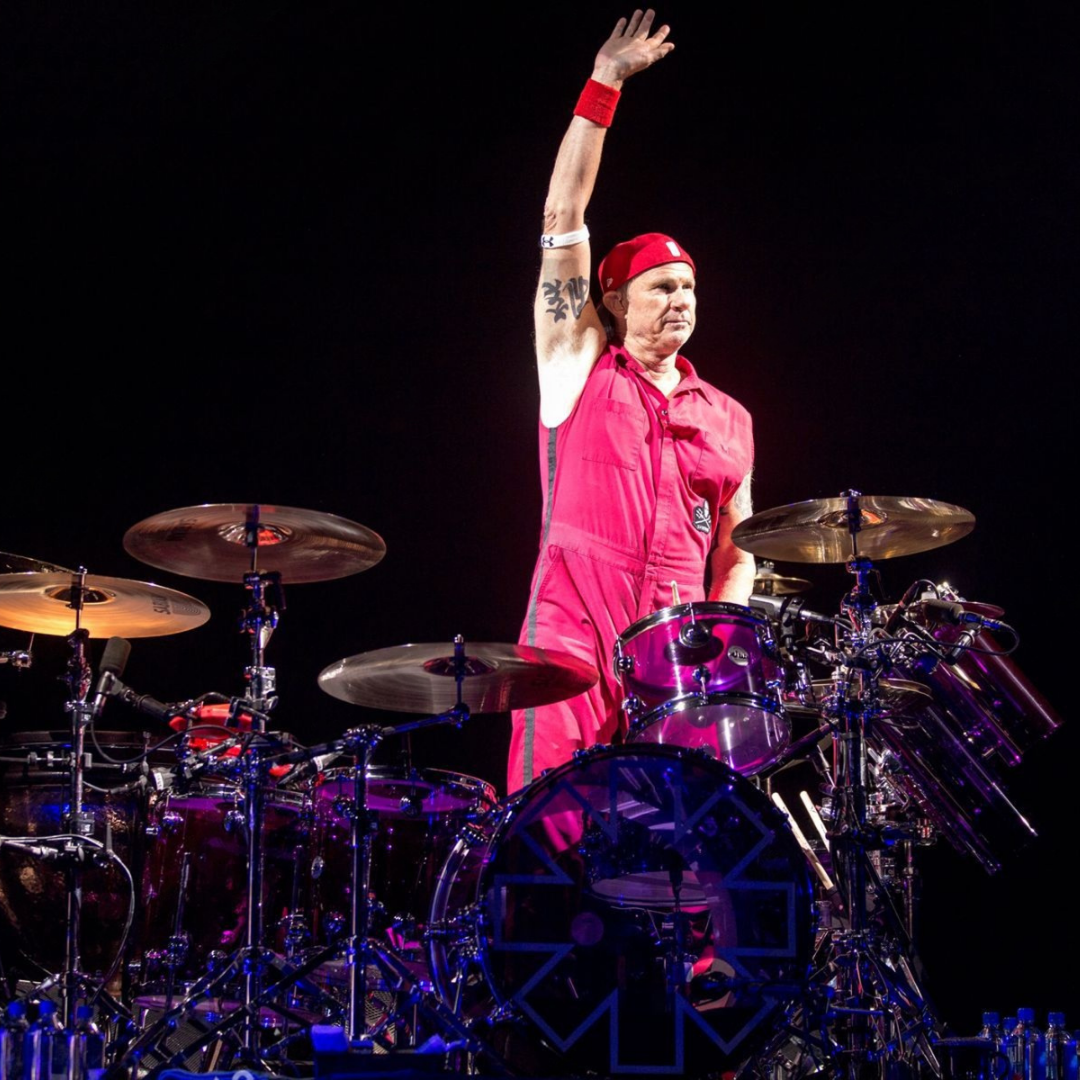 Chad Smith (Red Hot Chili Peppers) Custom DW Purple Acrylic Drum Kit