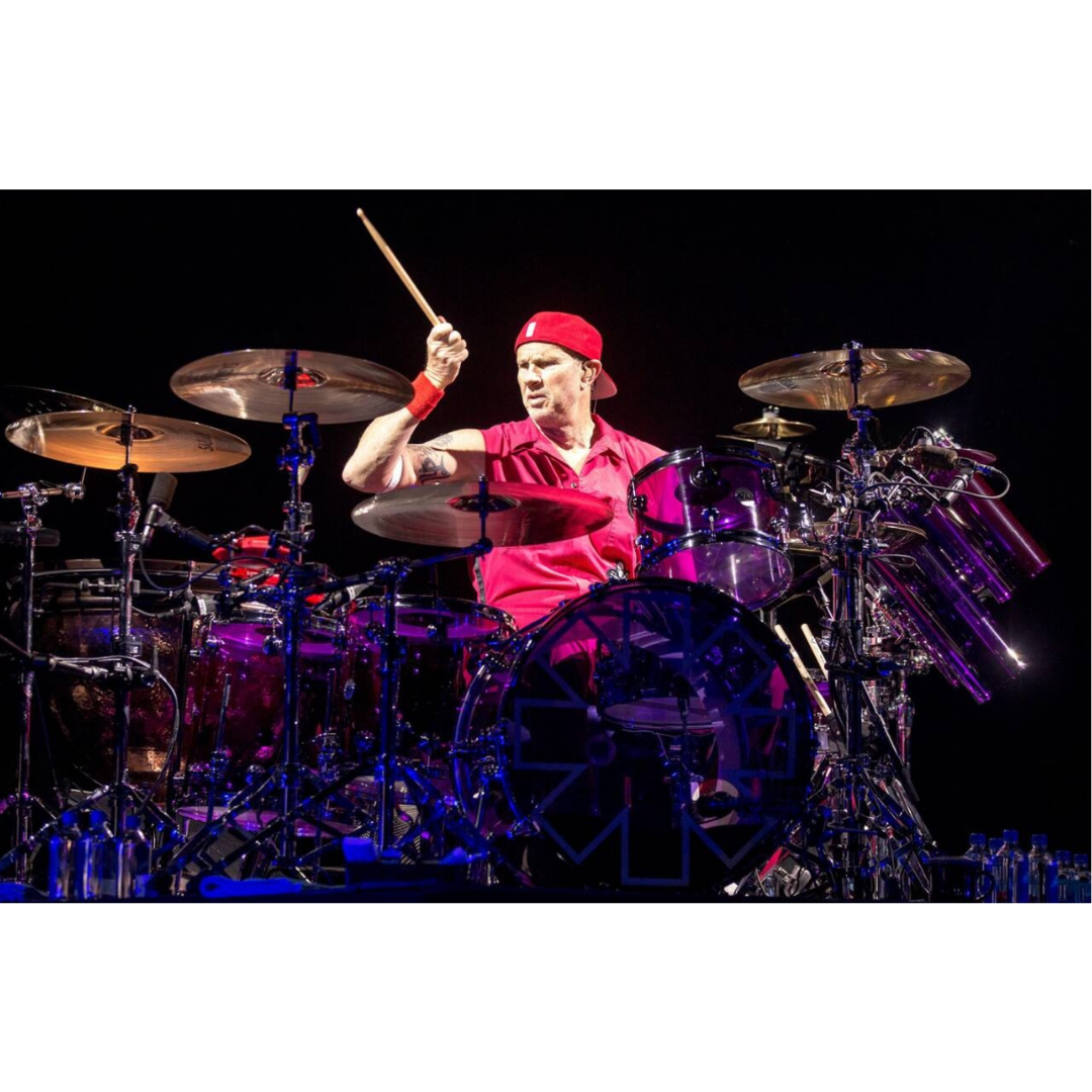 Chad Smith (Red Hot Chili Peppers) Custom DW Purple Acrylic Drum Kit